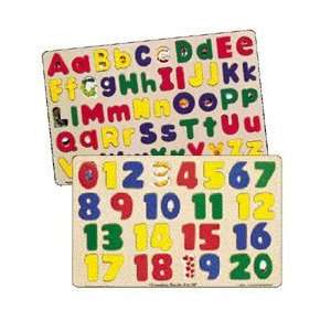  Numbers & ABC Puzzle Set Toys & Games