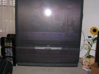   Sony Rear Projection Color TV Television KP61V45 Home Theater Games