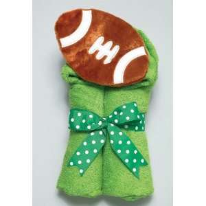  Football Tubbie Deluxe Large Terry Hooded Baby Towel, 27 
