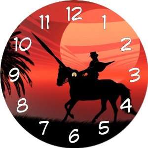  Rikki KnightTM Horse in Sunset Art Large 11.4 Wall Clock 