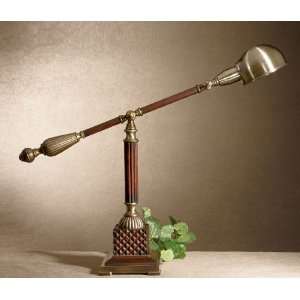  Uttermost Dalton Pharmacy Wood Balance Arm Lamp