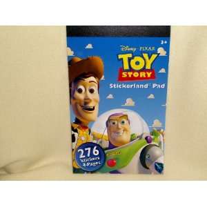    Toy Story Stickerland Pad 276 Stickers 4 Pages Toys & Games