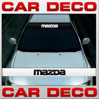 MAZDA CAR SUNSTRIP   ANY 2 COLOURS  