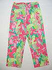 LILLY PULITZER LINED CAPRI CROP PANT SIZE 6 DRESSES  