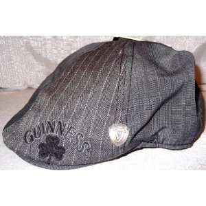  GUINNESS Logo Gray Plaid Ivy HAT Adult Size Breweriana 