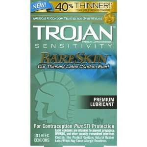  Trojan Bare Skin 10 Pack   Condoms