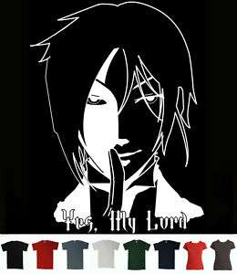 Kuroshitsuji Black Butler T Shirt Anime Gothic Ciel Tee  