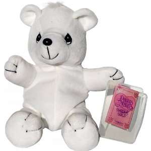  White Teddy Bear   Precious Moments Tender Tails Bean Bag 