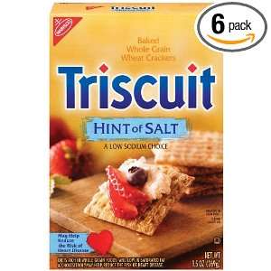 Triscuit Hint Of Salt, 9.5 Ounce Boxes Grocery & Gourmet Food