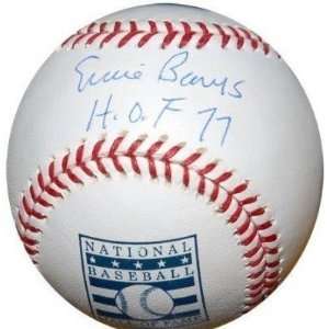 Ernie Banks SIGNED HOF Baseball IRONCLAD & MLB   Autographed Baseballs 