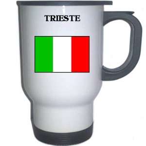  Italy (Italia)   TRIESTE White Stainless Steel Mug 