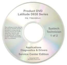 Dell Latitude D830 Repair Restore Recovery CD DVD  
