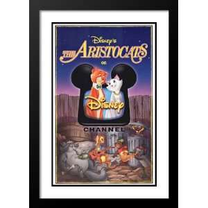  Aristocats 32x45 Framed and Double Matted Movie Poster 