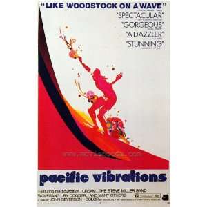  Pacific Vibrations   Movie Poster   27 x 40