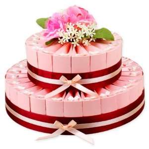   Pink Favor Cakes   2 Tiers Wedding Favors