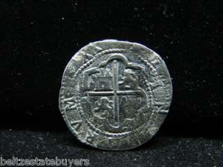 Solid Silver Atocha Spanish Coin 8 Reale  NR Ω  