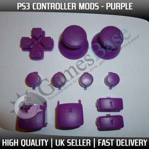   Purple Mod Kit   Buttons, DPad, Triggers, Thumbsticks   PS3MOD #5