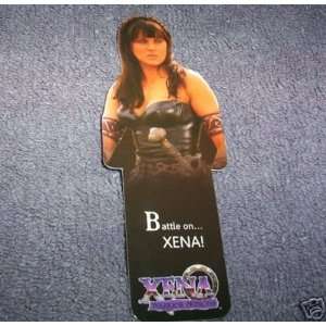    XENA SHAPE BOOKMARK BATTLE ON XENA LUCY LAWLESS 