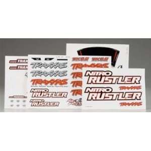  Traxxas 4413X Decal Sheets Nitro Rustler Toys & Games