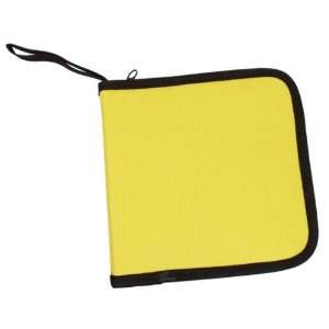  Portable CD and DVD Travel Wallet Yellow