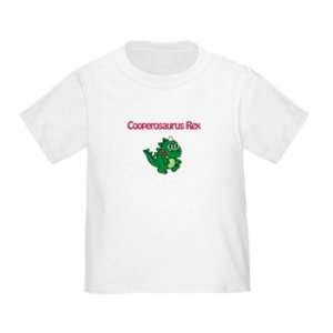 Personalized Cooper Cooperosaurus Rex Dinosaur Infant Toddler Shirt