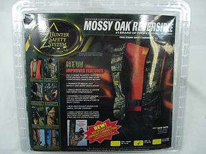   Safety System Mossy Oak/Blaze Orange Reversible Treestand Harness L/XL