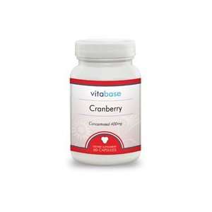  Cranberry Concentrate (400 mg) 60 Capsules per Bottle (5 