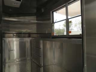 New 8.5 x 20 Concession smoker trailer with smoker deck  