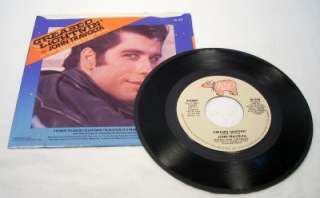 45 Record John Travolta/Sha Na Na Greased Lightnin .  