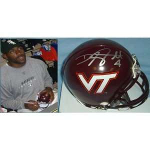 DeAngelo Hall (Virginia Tech Hokies) Signed Autographed Mini Helmet 