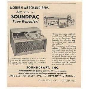   Soundpac Tape Repeater Kresge Store Print Ad