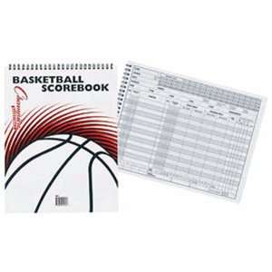 CHAMPION Basketball Scorebook BB1 WHITE/BLACK/RED  Sports 