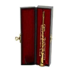  Kurt Adler 6 Brass Clarinet Musical Instrument Ornament 