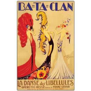  Bataclan by Jose de Zamora Framed 24x32 Canvas Art 