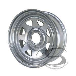    13 x 4.5 Galvanized Steel Spoke Trailer Wheel 5 Lug Automotive