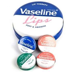  VASELINE Lip Therapy Gift Tin   BLUE Health & Personal 