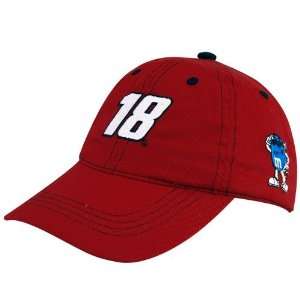  #18 Kyle Busch Toddler Red Adjustable Hat Sports 