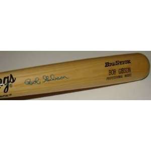 Bob Gibson SIGNED Rawlings Bat CARDINALS  Sports 