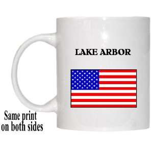  US Flag   Lake Arbor, Maryland (MD) Mug 