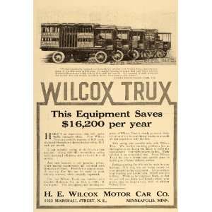  1911 Vintage Ad Wilcox Trux Trucks Gamble Robinson Co 