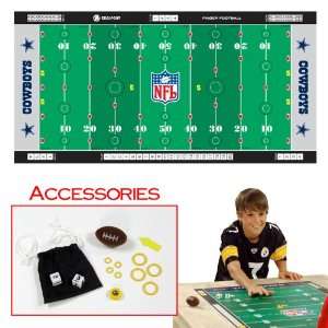  NFL Licensed Finger Football Game Mat   Cowboys 