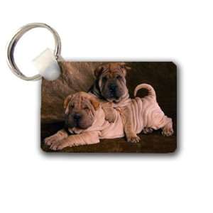  Shar pei puppies Keychain Key Chain Great Unique Gift Idea 