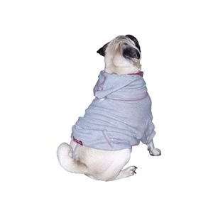  Fashion Pet Thermal Dog Hoodie   Medium   Gray Pet 