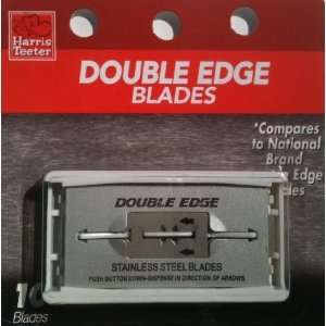 Harris Teeter Double Edge Razor Blades Chrome Steel 10 Blades Finest 