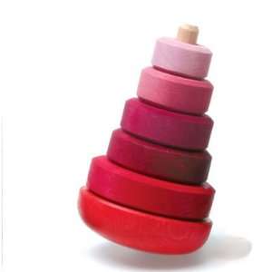 Wobbly Stacking Tower Pink  Toys & Games