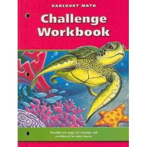  Harcourt Math Challenge Workbook, Grade 4 Pupil Edition (Math 