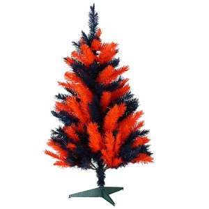  3 NCAA Auburn University Tigers Artificial Christmas Tree 