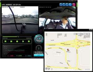BLACKBOX CAR DVR 2 Camera GPS Dash Cam AudioTrack +8GB  