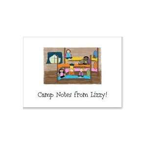  Girls At Camp Folded Notecard