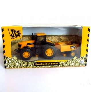 JCB TOY TRACTOR & TRAILER FARM/CONSTRUCTION VEHICLE&CHRISTMAS PRESENT 